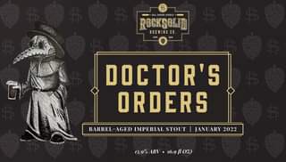 Now available in limited bottles and draft, our latest barrel aged stout, Doctor