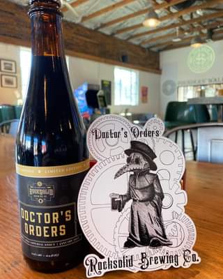 Enjoying our barrel aged stout Doctor’s Orders? We still have some bottles avail